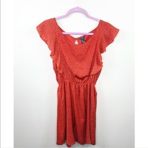 ‼️$5 SALE‼️ Orange Floral Forever XXI Dress